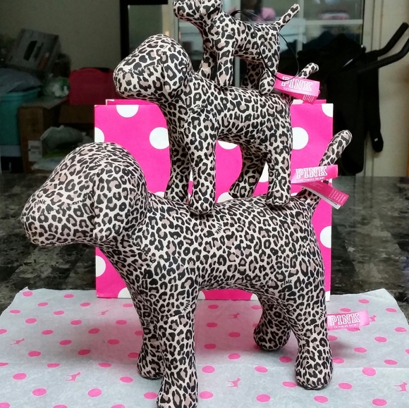 SOLD✔️ Victoria's Secret Cheetah Dog Set ⭐RARE⭐ - Picture 8 of 10